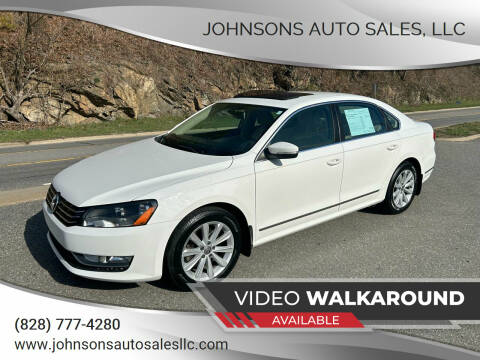 2013 Volkswagen Passat for sale at Johnsons Auto Sales, LLC in Marshall NC