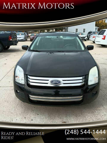 2008 Ford Fusion for sale at Matrix Motors in Berkley MI