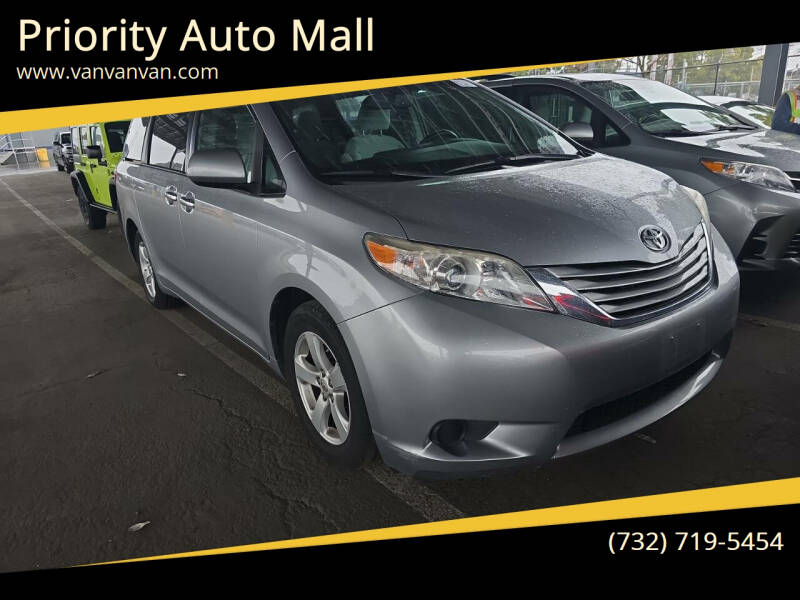 2017 Toyota Sienna for sale at Mr. Minivans Auto Sales - Priority Auto Mall in Lakewood NJ