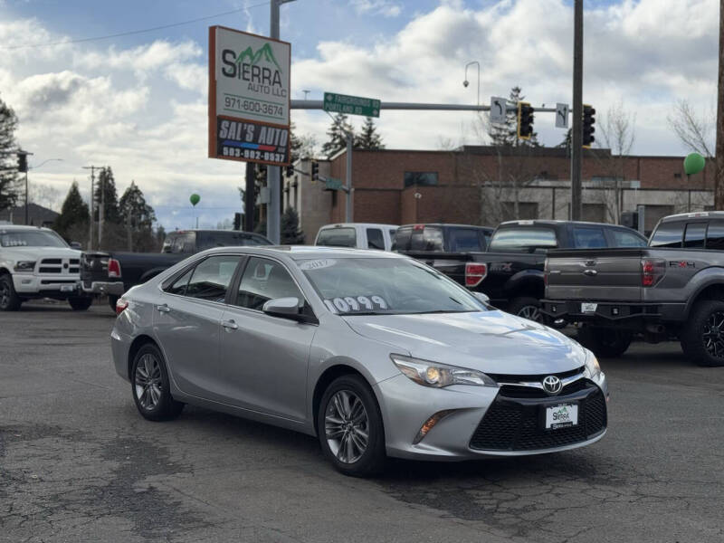 2017 Toyota Camry for sale at SIERRA AUTO LLC in Salem OR