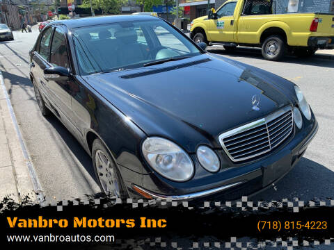 2005 Mercedes-Benz E-Class for sale at Vanbro Motors Inc in Staten Island NY