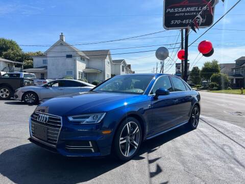 2018 Audi A4 for sale at Passariello's Auto Sales LLC in Old Forge PA