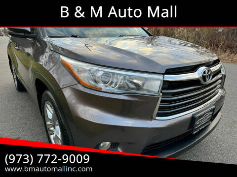 2015 Toyota Highlander for sale at B & M Auto Mall in Clifton NJ