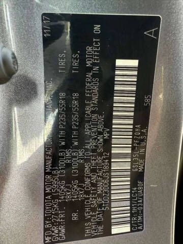 2018 Toyota Sienna