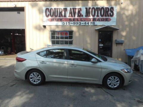 2017 Hyundai Elantra for sale at Court Avenue Motors in Adel IA