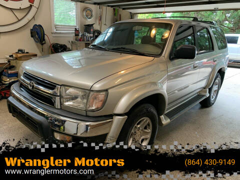 2002 Toyota 4Runner for sale at Wrangler Motors in Spartanburg SC