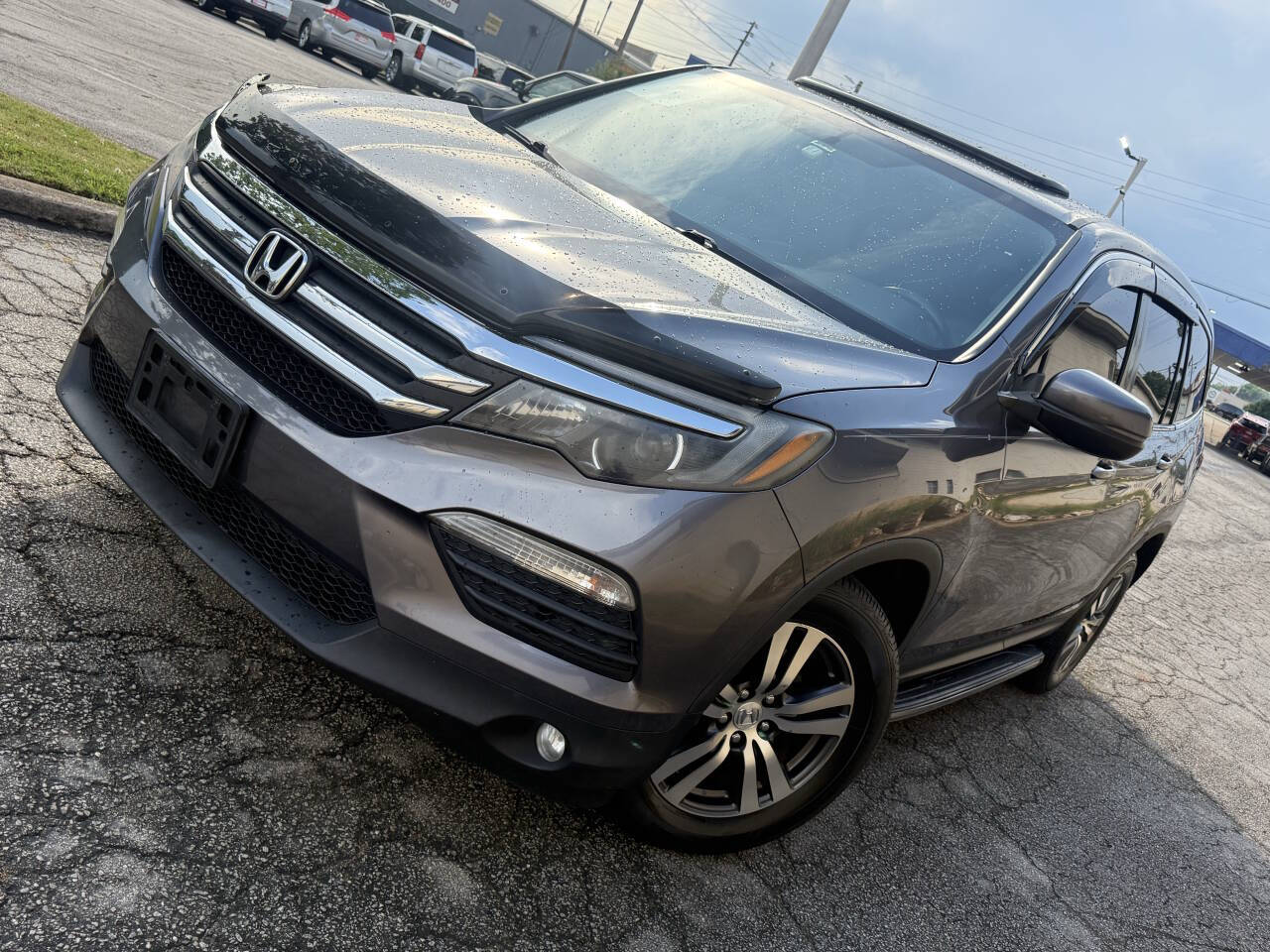 Silver 2016 Honda Pilot EX-L EX-L 4dr SUV 1