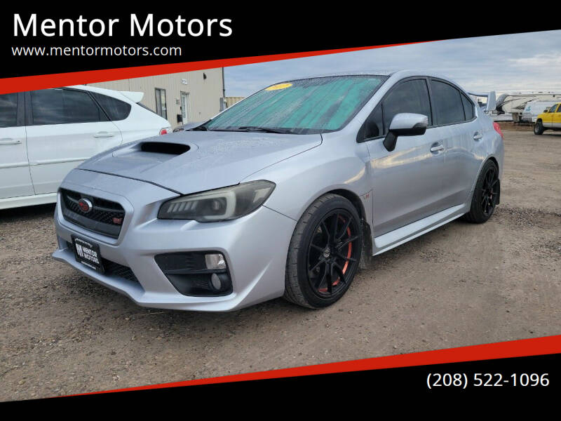 2017 Subaru WRX for sale at Mentor Motors in Idaho Falls ID