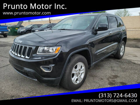 2014 Jeep Grand Cherokee for sale at Prunto Motor Inc. in Dearborn MI