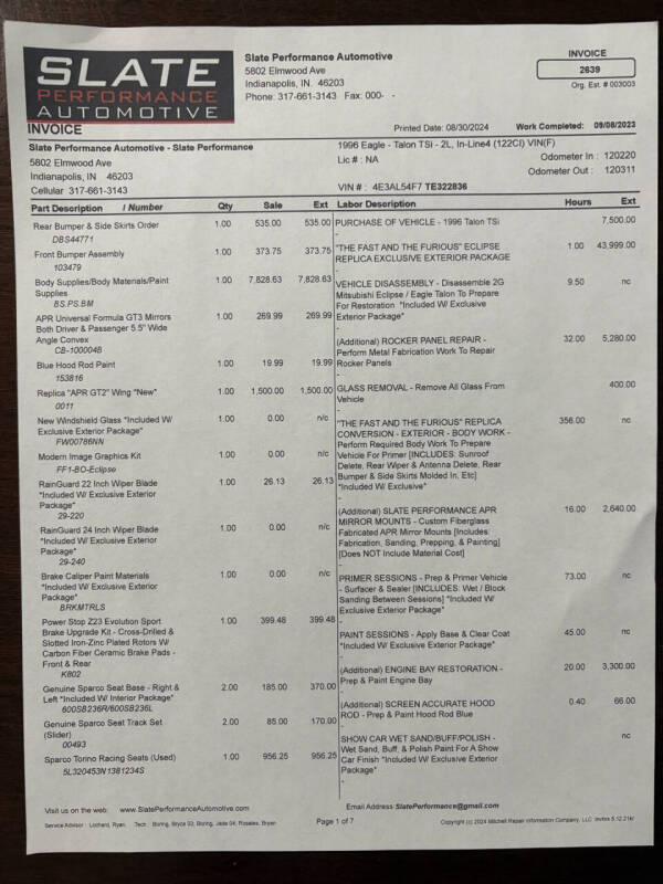 1996 Eagle Talon TSi Turbo