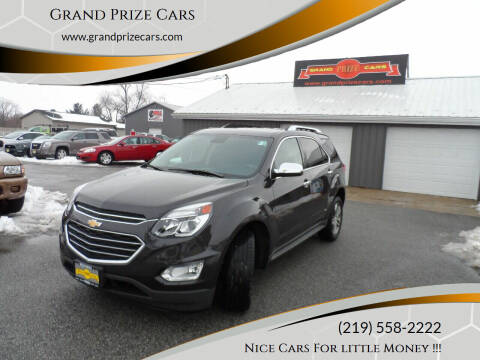 2016 Chevrolet Equinox for sale at Grand Prize Cars in Cedar Lake IN