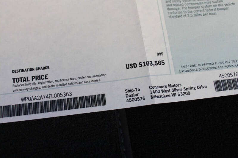 2015 Porsche Panamera 4