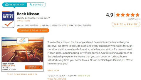2015 Hyundai Sonata for sale at Beck Nissan in Palatka FL