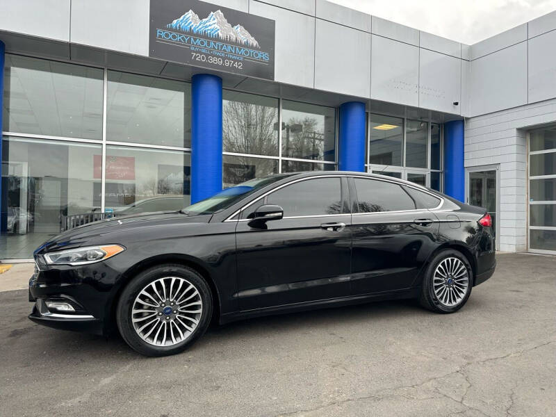2017 Ford Fusion for sale at Rocky Mountain Motors LTD in Englewood CO