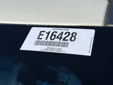 2020 Subaru Outback Onyx Edition XT