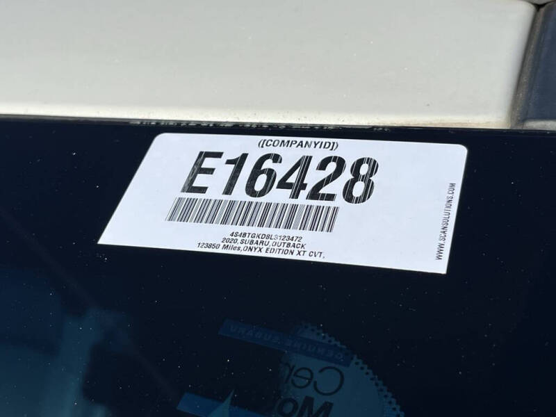 2020 Subaru Outback Onyx Edition XT