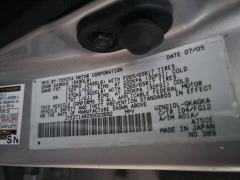 2005 Toyota 4Runner SR5