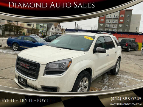 2015 GMC Acadia for sale at DIAMOND AUTO SALES LLC in Milwaukee WI