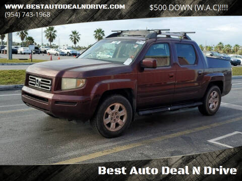 2008 Honda Ridgeline for sale at Best Auto Deal N Drive in Hollywood FL