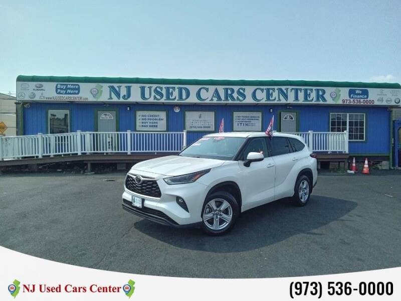2021 Toyota Highlander for sale at New Jersey Used Cars Center in Irvington NJ