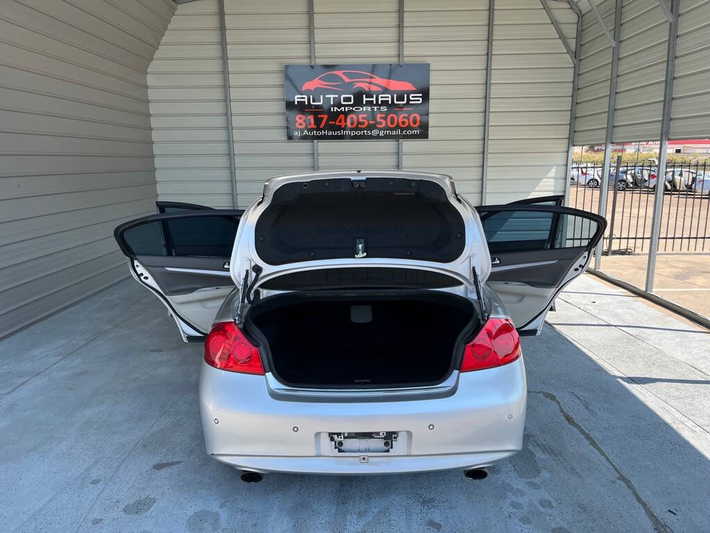 2010 INFINITI G37 Sedan for sale at Auto Haus Imports in Grand Prairie, TX