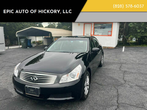 2008 Infiniti G35 for sale at Epic Auto of Hickory, LLC in Hickory NC