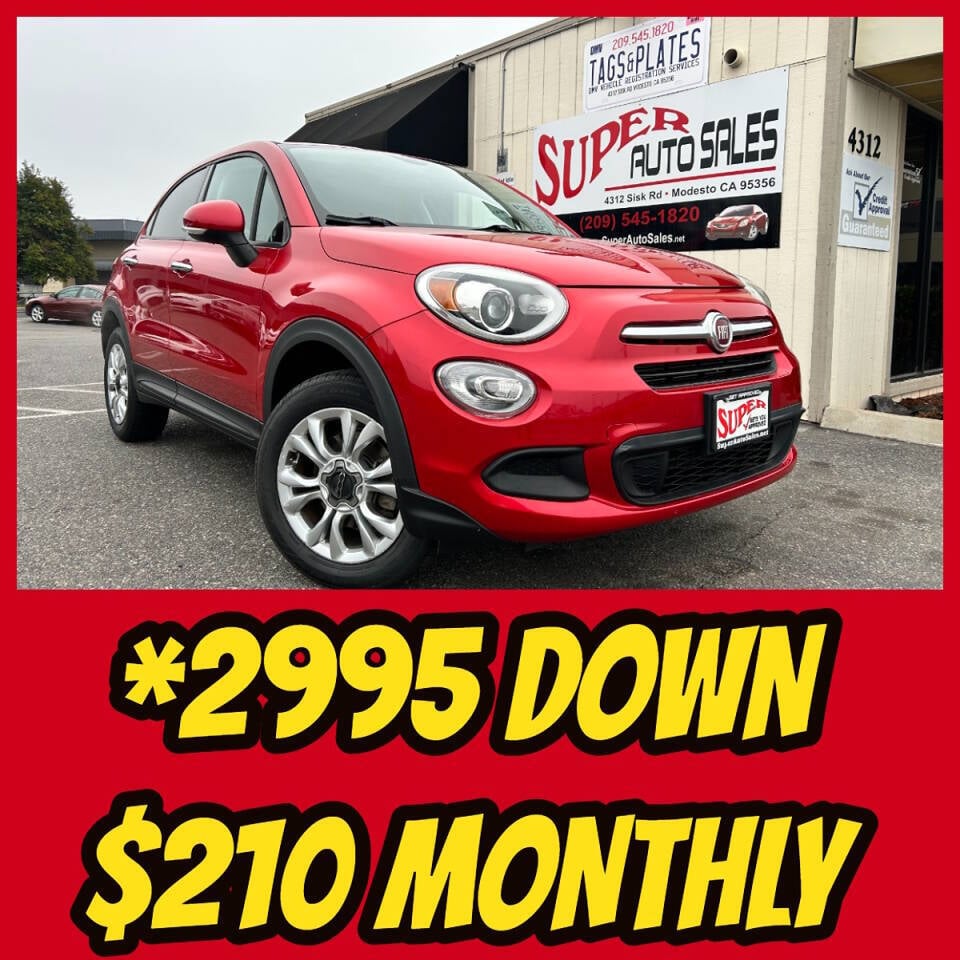 2016 FIAT 500X for sale at Super Auto Sales Modesto in Modesto, CA