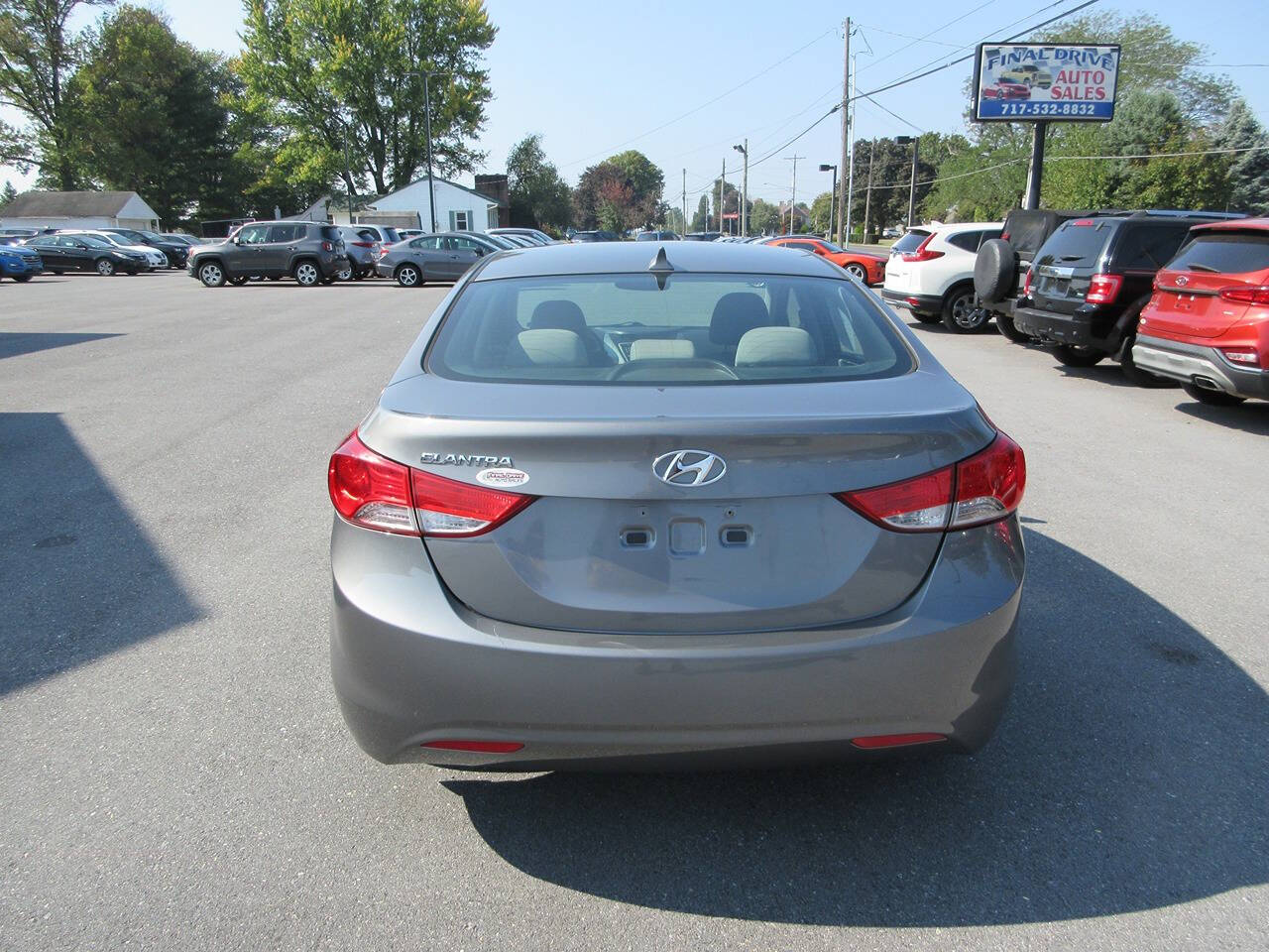 2013 Hyundai ELANTRA for sale at FINAL DRIVE AUTO SALES INC in Shippensburg, PA