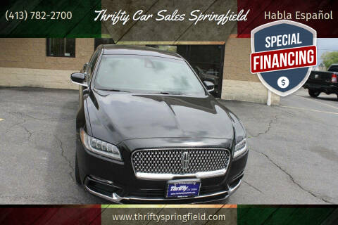 2017 Lincoln Continental for sale at Thrifty Car Sales Springfield in Springfield MA