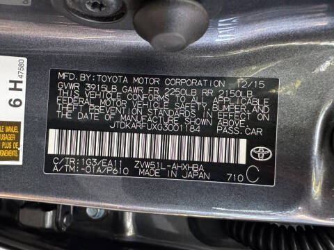 2016 Toyota Prius Four Touring