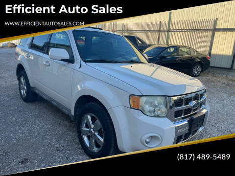 2009 Ford Escape for sale at Efficient Auto Sales in Crowley TX
