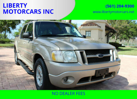 2005 Ford Explorer Sport Trac for sale at LIBERTY MOTORCARS INC in Royal Palm Beach FL