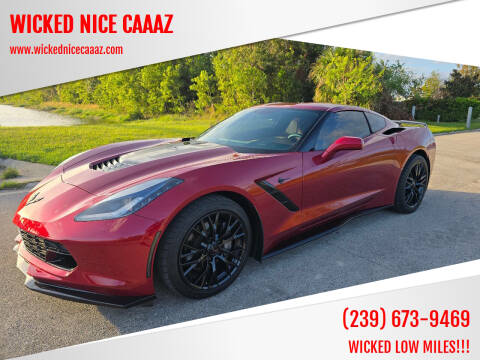 2014 Chevrolet Corvette for sale at WICKED NICE CAAAZ in Cape Coral FL