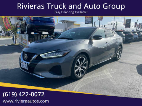 2021 Nissan Maxima for sale at Rivieras Truck and Auto Group in Chula Vista CA