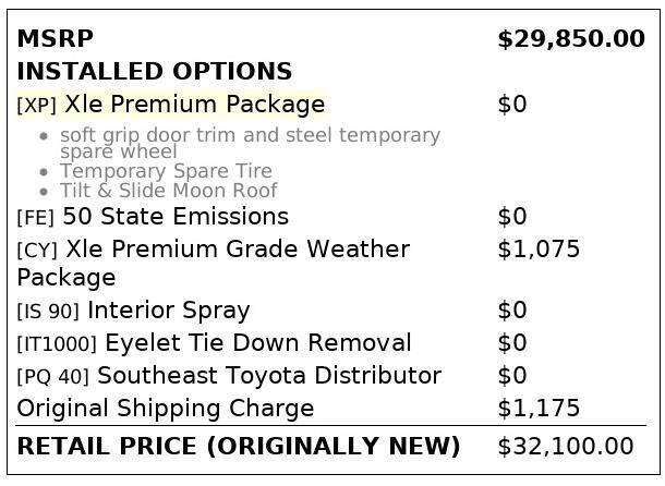 2020 Toyota RAV4 XLE Premium