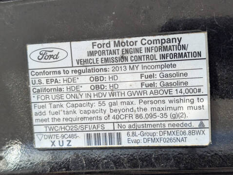 2013 Ford E-Series E-450 SD