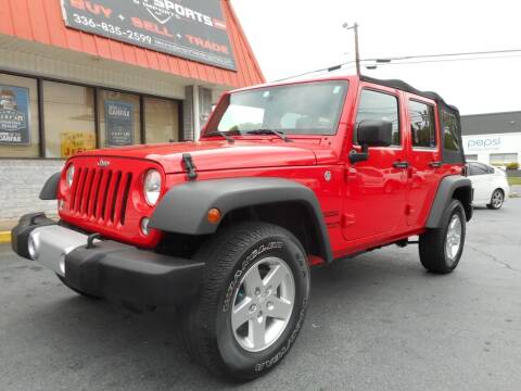 2016 Jeep Wrangler Unlimited for sale at Super Sports & Imports in Jonesville NC
