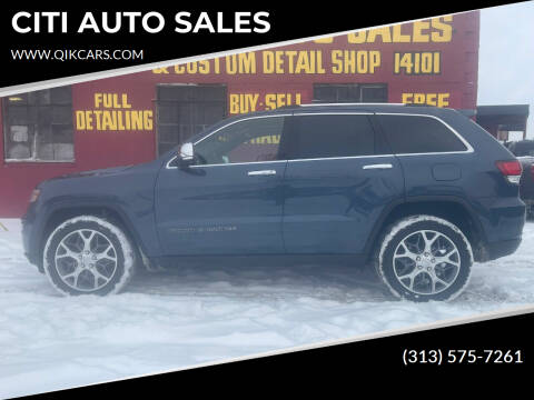 2020 Jeep Grand Cherokee for sale at CITI AUTO SALES in Detroit MI