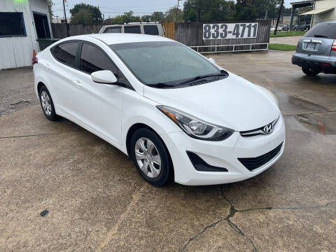 2016 Hyundai Elantra for sale at AMERICAN AUTO COMPANY in Beaumont TX