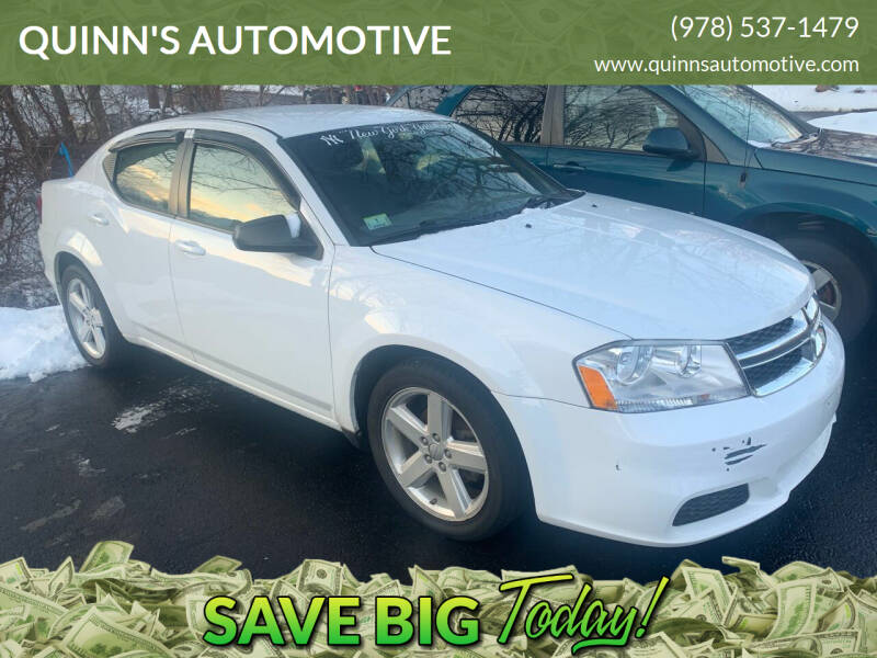 2013 Dodge Avenger for sale at QUINN'S AUTOMOTIVE in Leominster MA