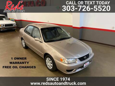 2001 Toyota Corolla for sale at Red's Auto and Truck in Longmont CO