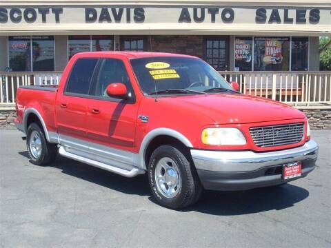2001 Ford F-150 for sale at Scott Davis Auto Sales in Turlock CA