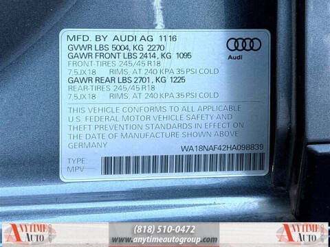 2017 Audi A4 allroad 2.0T quattro Premium Plus