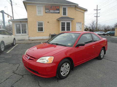 2003 Honda Civic for sale at Top Gear Motors in Winchester VA