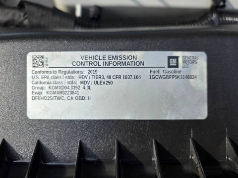 2019 Chevrolet Express 2500