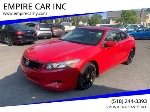 2008 Honda Accord for sale at EMPIRE CAR INC in Troy NY