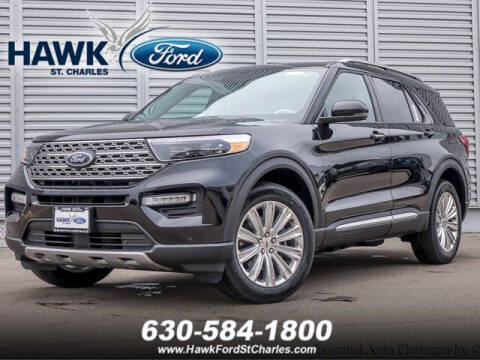 2022 Ford Explorer for sale at Hawk Ford of St. Charles in Saint Charles IL