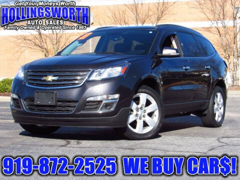 2017 Chevrolet Traverse for sale at Hollingsworth Auto Sales in Raleigh NC