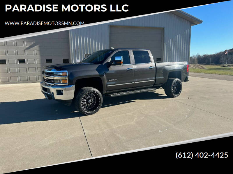 2015 Chevrolet Silverado 2500HD for sale at PARADISE MOTORS LLC in Cambridge MN