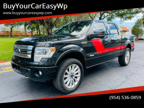 2013 Ford F-150 for sale at BuyYourCarEasyWp in West Park FL